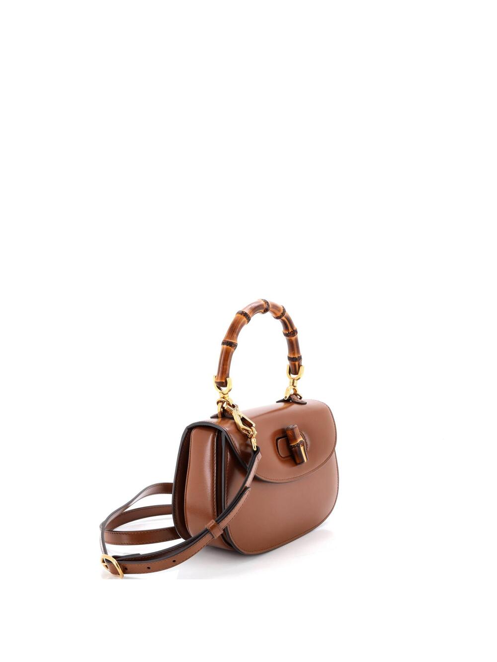 Gucci Bamboo Top Handle Bag Leather #306983G23B - Picture 2 of 7
